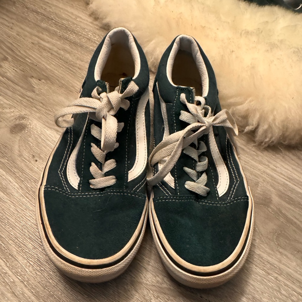 Teal vans